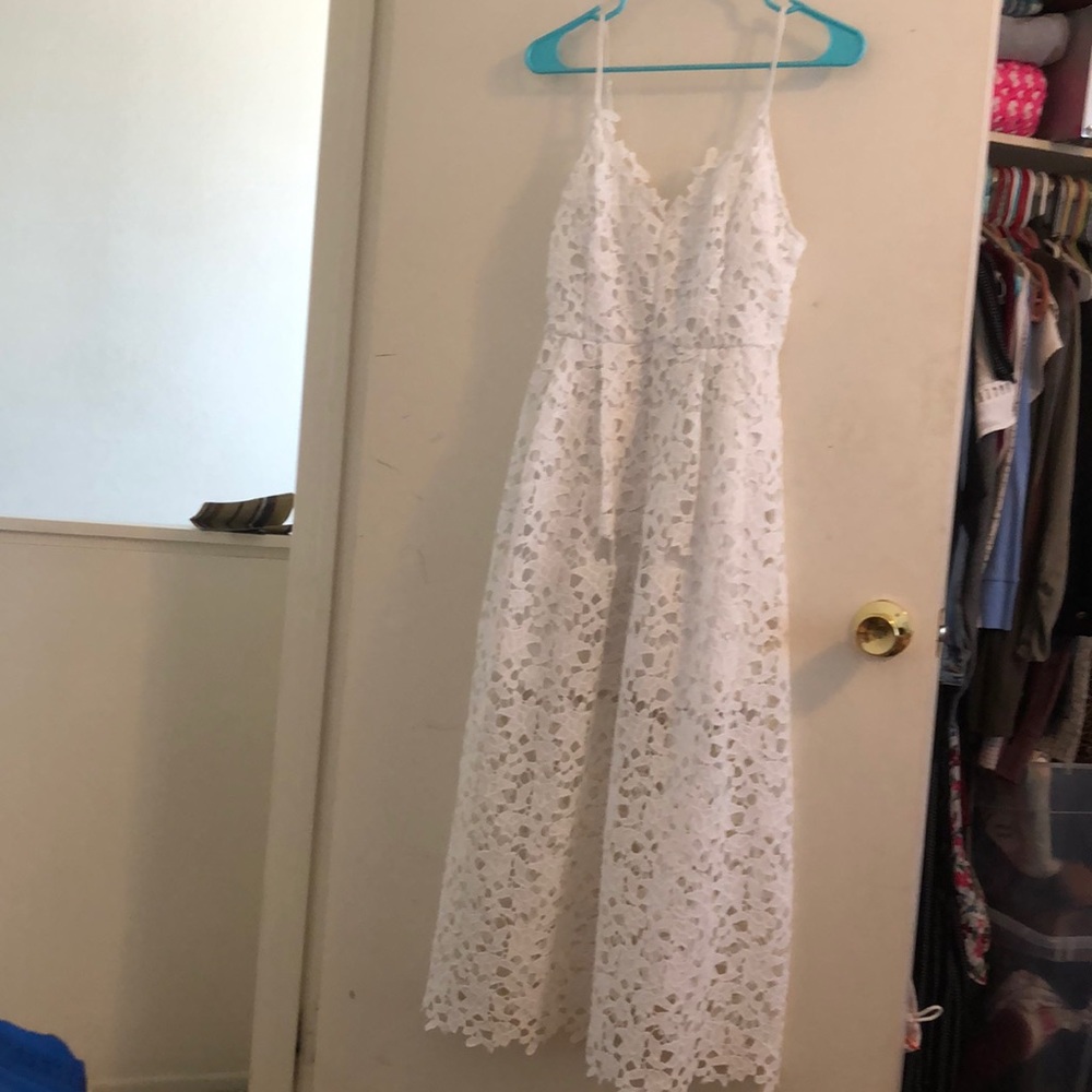 ASTR the label lace midi dress